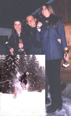 women boardercross racers