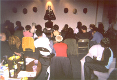 Poetry reading, November 1, 2003