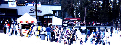 The future of skiing as pictured at Sierra at Tahoe, Spring 1999