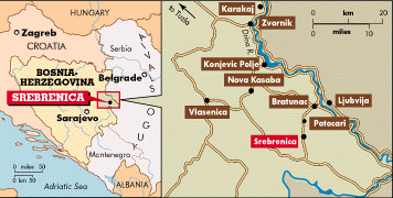 Srebrenica Map